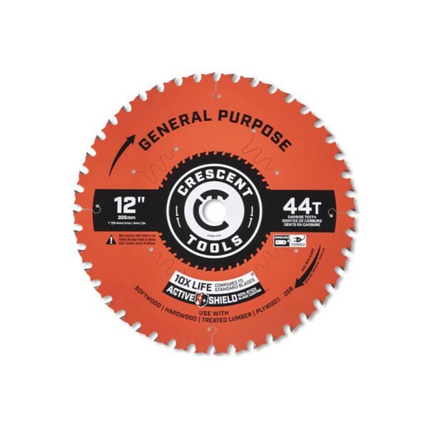 Crescent CSBGN-1244 12'' x 44-Tooth General Purpose Circular Saw Blade