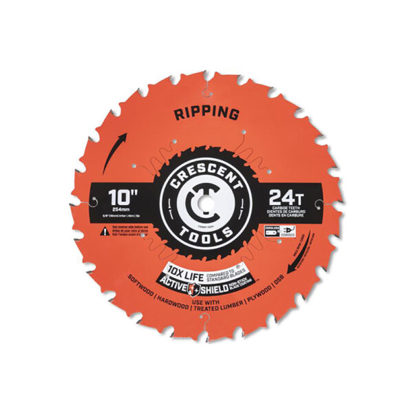 Crescent CSBRP-1024 10'' x 24-Tooth Ripping Circular Saw Blade