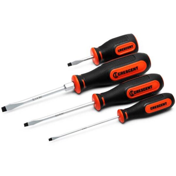 Crescent CSSET4PC Slotted Dual Material Screwdriver 4PC Set