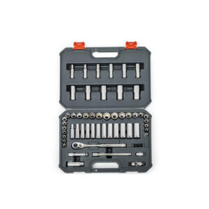 Crescent CSWS10C 57PC 3/8'' Drive 6 and 12 Point Standard & Deep SAE/Metric Mechanics Tool Set