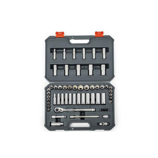 Crescent CSWS10C 57PC 3/8'' Drive 6 and 12 Point Standard & Deep SAE/Metric Mechanics Tool Set