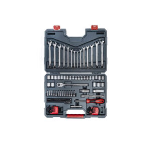Crescent CTK128C 128PC 3/8'' Drive 12 Point Standard SAE/Metric Mechanics Tool Set