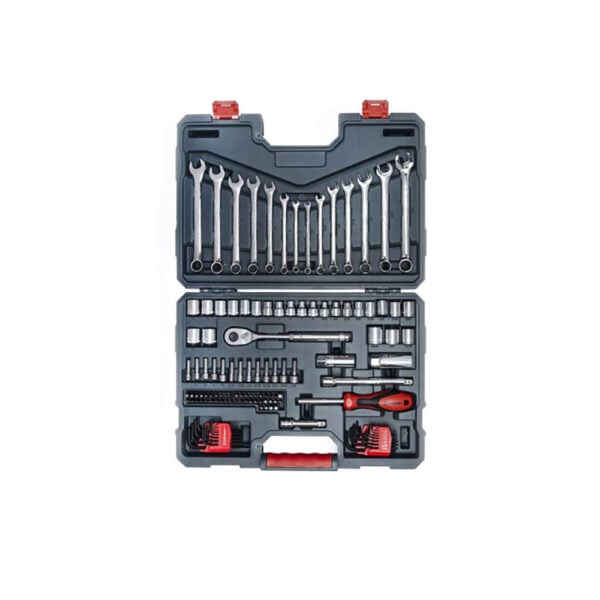 Crescent CTK128C 128PC 3/8'' Drive 12 Point Standard SAE/Metric Mechanics Tool Set