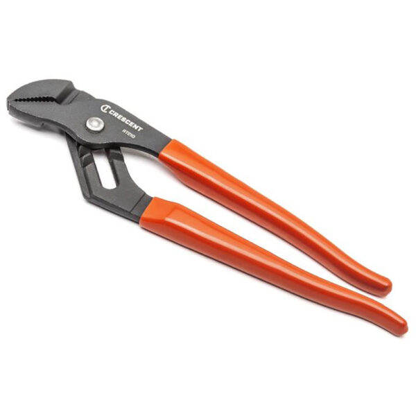 Crescent RT27CVN 7'' Straight Jaw Dipped Handle Tongue and Groove Pliers