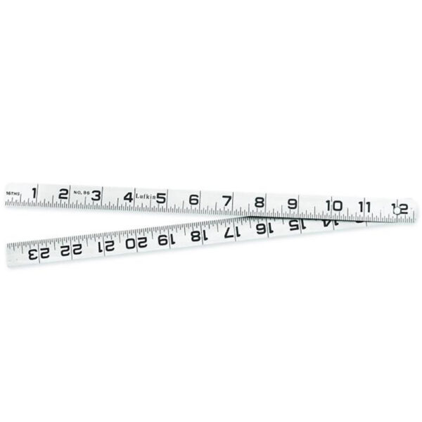 86N Lufkin 3/4'' x 2' Blacksmith's Steel Rule
