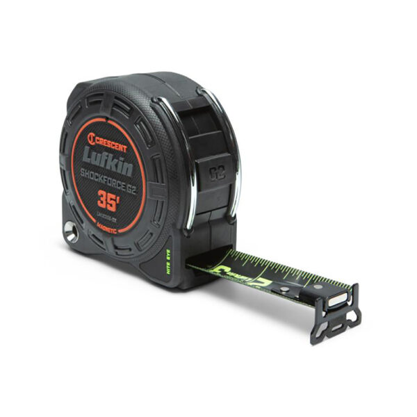 LM1235B-02 Lufkin 1-1/4'' x 35' Shockforce Nite Eye G2 Magnetic Tape Measure
