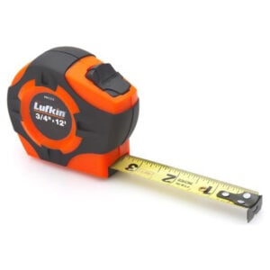 PHV1312N Lufkin 3/4'' x 12' P1000 Series Yellow Clad A2 Blade Power Return Tape Measure