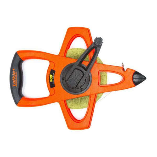PS1809DN Lufkin 1/2'' x 300' Pro Series Engineer's Ny-Clad Steel Surveying Tape Measure