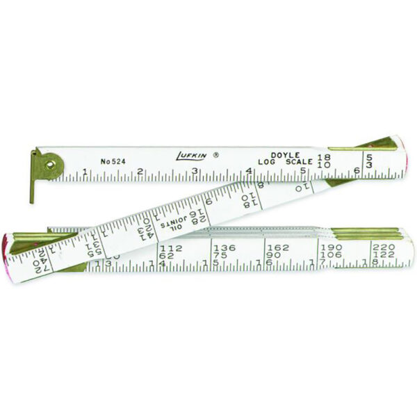 TT524N Lufkin 5/8'' x 4' Wooden Doyle Log Rule