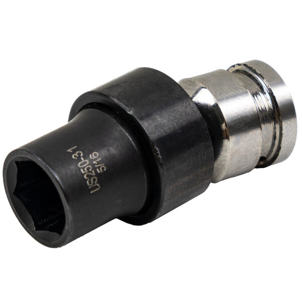 Omega Technologies US250-31 5/16'' Low Profile Swivel Socket, 6-Point, 1/4'' Square Drive