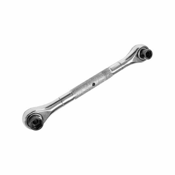 Omega Technologies OMDD1 Double-Ended Low Profile Step-Socket Roller Ratchet, 5-Hex