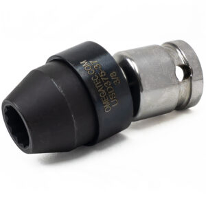 Omega Technologies USD375-37 3/8'' Low Profile Swivel Socket, 12-Point, 3/8'' Square Drive