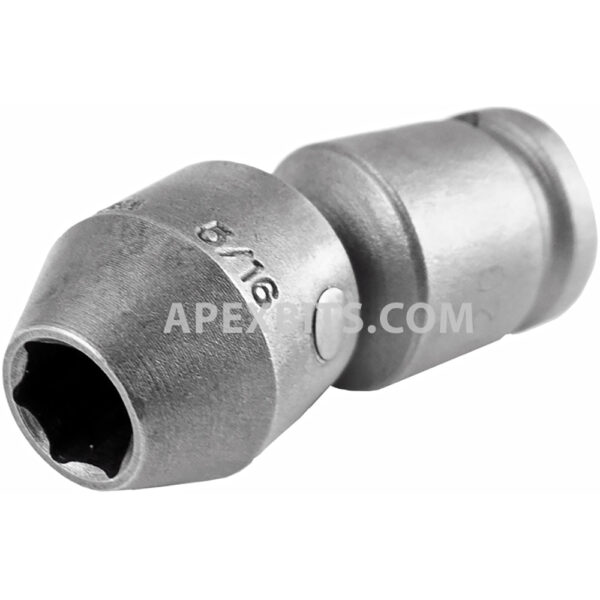SA-120 Apex Brand 5/16'' 6-Point Universal Wrench, 3/8'' Square Drive