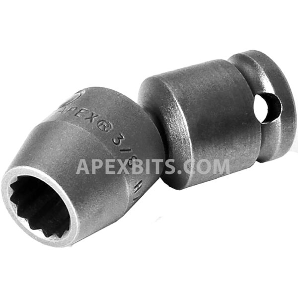 SA-122-D Apex Brand 3/8'' 12-Point Universal Wrench, 3/8'' Square Drive