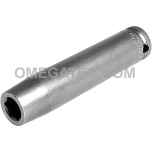 10MM23-D Apex Brand 10mm 12-Point Long Impact Socket, 3/8'' Square Drive