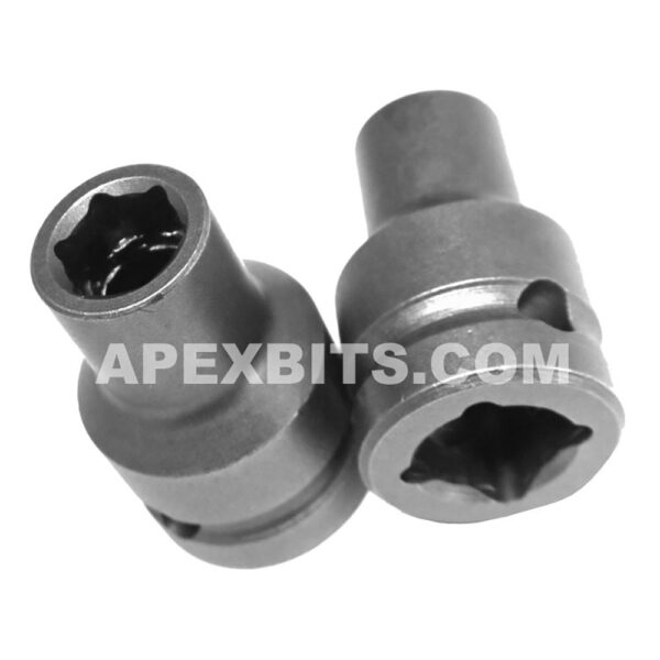 10MM45 Apex Brand 10mm 6-Point Thin Wall Metric Standard Impact Socket, 1/2'' Square Drive