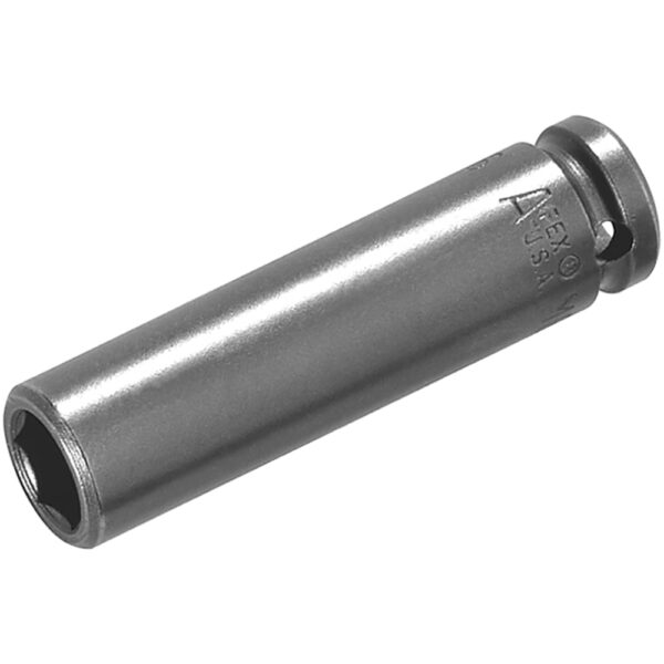 10MM55 Apex Brand 10mm 6-Point Thin Wall Metric Extra Long Impact Socket, 1/2'' Square Drive