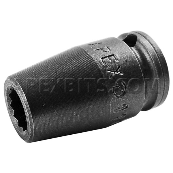 1107-D Apex Brand 7/32'' 12-Point Standard Impact Socket, 1/4'' Square Drive