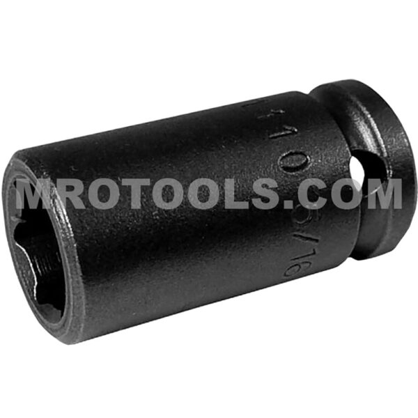 1110 Apex Brand 5/16'' 6-Point Standard Impact Socket, 1/4'' Square Drive