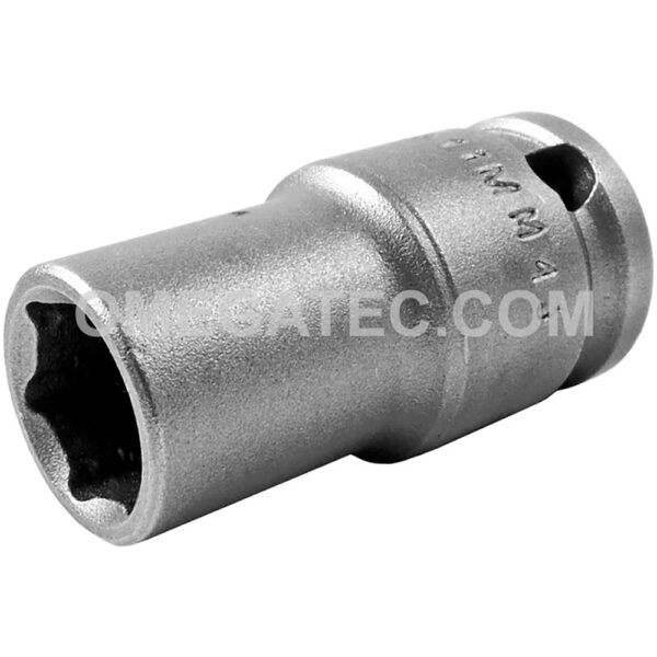 11MM23-D Apex Brand 11mm 12-Point Long Impact Socket, 3/8'' Square Drive