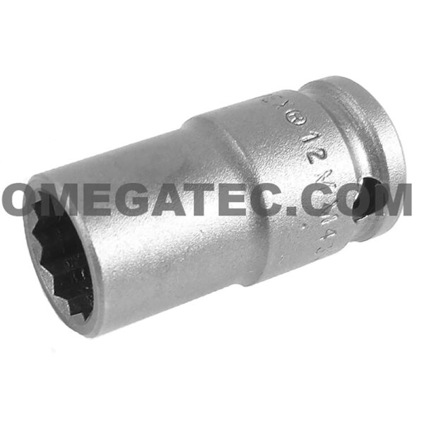 12MM43 Apex Brand 12mm 6-Point Metric Thin Wall Standard Impact Socket, 3/8'' Square Drive