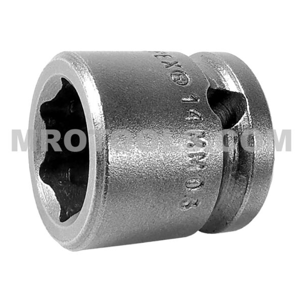 13MM43-D Apex Brand 13mm 12-Point Metric Thin Wall Standard Impact Socket, 3/8'' Square Drive