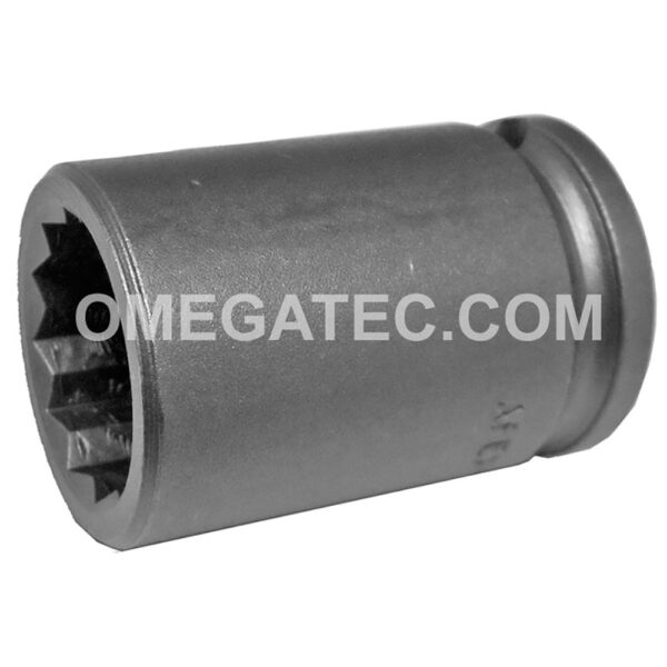 17MM13 Apex Brand 17mm 6-Point Metric Standard Impact Socket, 3/8'' Square Drive