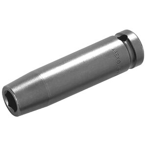 19MM33 Apex Brand 19mm 6-Point Metric Long Impact Socket, 1/2'' Square Drive