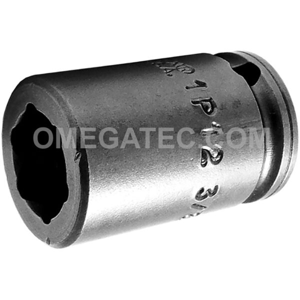1P12 Apex Brand 3/8'' 6-Point Standard Impact Socket, For Sheet Metal Screw, Self-Drilling And Tapping Screws, 1/4'' Square Drive