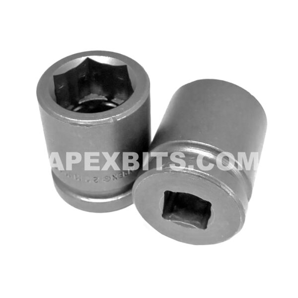 21MM15 Apex Brand 21mm 6-Point Metric Standard Impact Socket, 1/2'' Square Drive