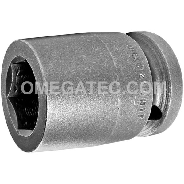 21MM17 Apex Brand 21mm 6-Point Metric Standard Impact Socket, 3/4'' Square Drive