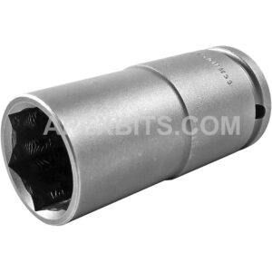 30MM55 Apex Brand 30mm 6-Point Thin Wall Metric Extra Long Impact Socket, 1/2'' Square Drive