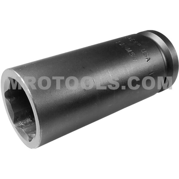 30MM57 Apex Brand 30mm 6-Point Thin Wall Metric Extra Long Impact Socket, 3/4'' Square Drive