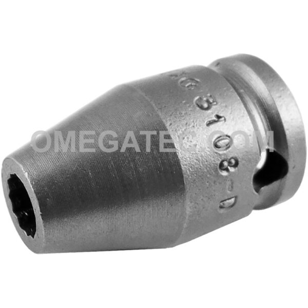 3024-D Apex Brand 3/4'' 12-Point Short Impact Socket, 3/8'' Square Drive