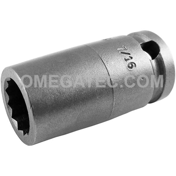 3112-D Apex Brand 3/8'' 12-Point Standard Impact Socket, 3/8'' Square Drive