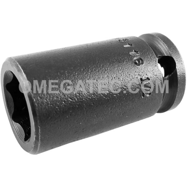 3116 Apex Brand 1/2'' 6-Point Standard Impact Socket, 3/8'' Square Drive