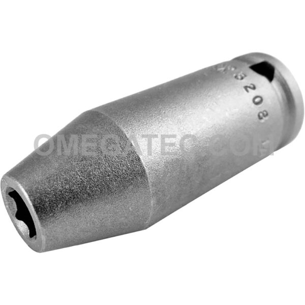 3208 Apex Brand 1/4'' 6-Point Long Impact Socket, 3/8'' Square Drive