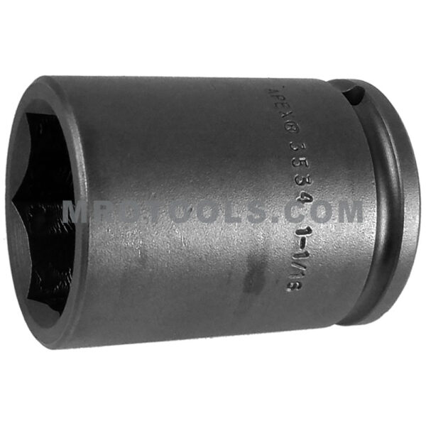 3524 Apex Brand 3/4'' 6-Point Long Thin Wall Impact Socket, 3/8'' Square Drive