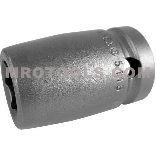 5116 Apex Brand 1/2'' 6-Point Standard Impact Socket, 1/2'' Square Drive