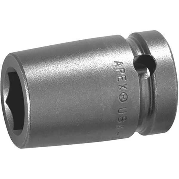 5136-D Apex Brand 1-1/8'' 12-Point Standard Impact Socket, 1/2'' Square Drive