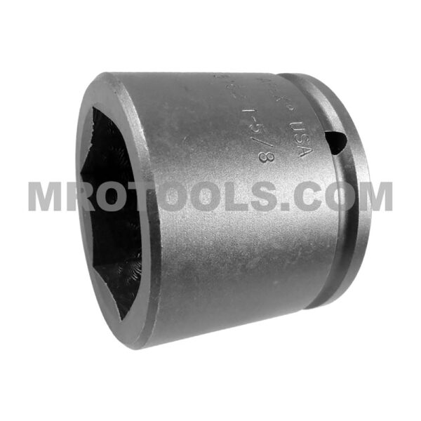 5152 Apex Brand 1-5/8'' 6-Point Standard Impact Socket, 1/2'' Square Drive