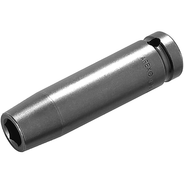 5232 Apex Brand 1'' 6-Point Long Impact Socket, 1/2'' Square Drive