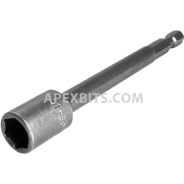 6N-08-10M-4 Apex Brand 10mm 6-Point Metric Nutsetter, 1/4'' Power Drive