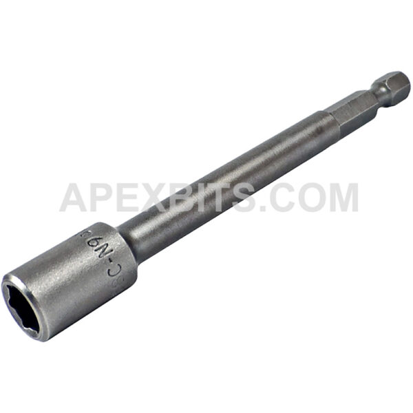6N-0810-4 Apex Brand 5/16'' 6-Point Nutsetter, 1/4'' Power Drive