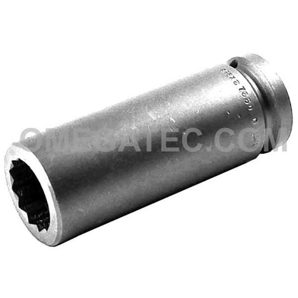 7330-D Apex Brand 15/16'' 12-Point Extra Long Impact Socket, 3/4'' Square Drive