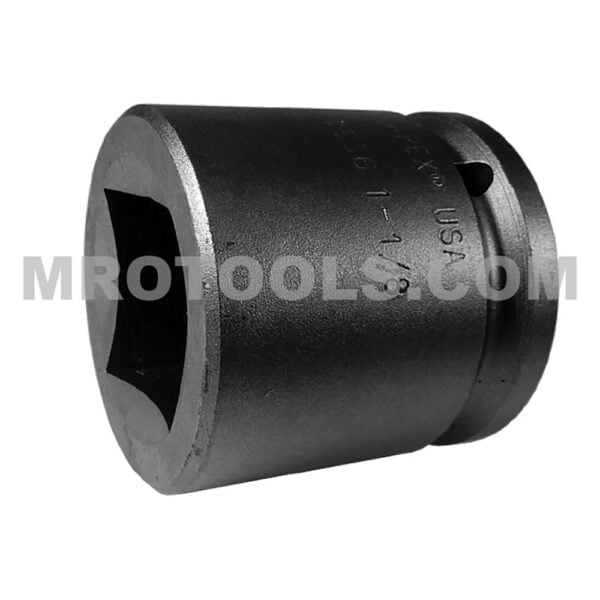 7636 Apex Brand 1-1/8'' 4-Point Standard Impact Socket, For Square Nut, 3/4'' Square Drive