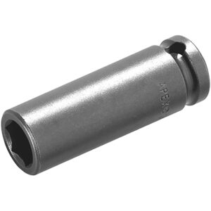 8MM21-D Apex Brand 8mm 12-Point Metric Long Impact Socket, 1/4'' Square Drive