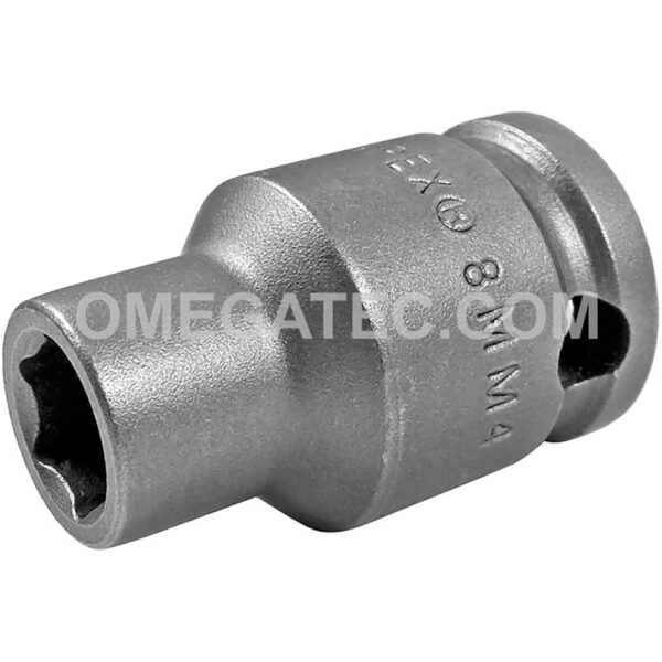 8MM43 Apex Brand 8mm 6-Point Metric Thin Wall Standard Impact Socket, 3/8'' Square Drive