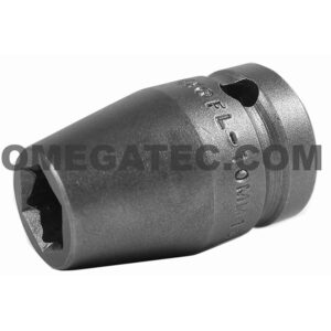 FL-10MM15 Apex Brand 10mm 6-Point Fast Lead Metric Standard Impact Socket, 1/2'' Square Drive