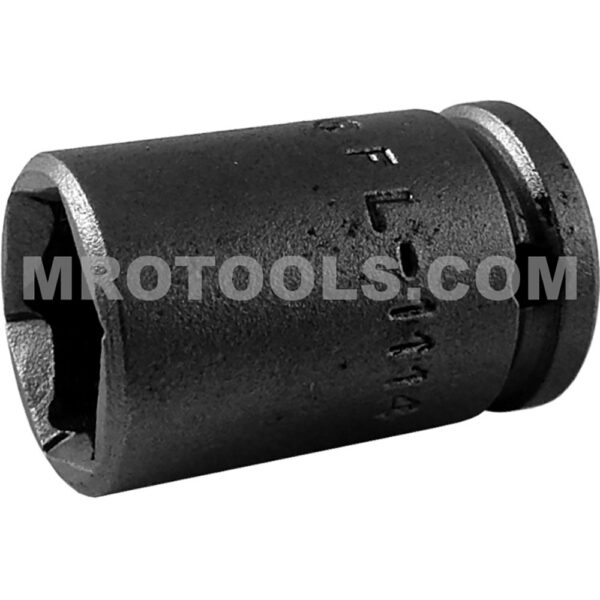 FL-1114 Apex Brand 7/16'' 6-Point Fast Lead Standard Impact Socket, 1/4'' Square Drive